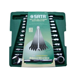 Kit de 12 clés fourches-polygonales à cliquet Gearwrench Sata 09040