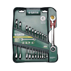 Kit de 12 clés fourches-polygonales à cliquet Gearwrench Sata 09066