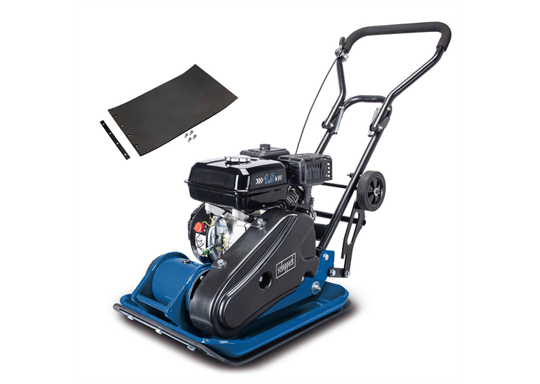 Plaque de compactage en caoutchouc Scheppach HP1400S