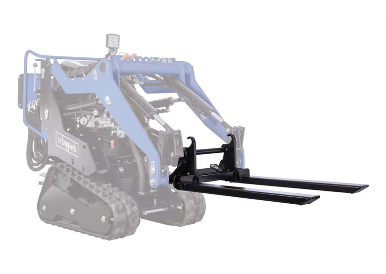 Fourches à palettes pour chargeuse compacte MKL730 Scheppach SCH7915400702