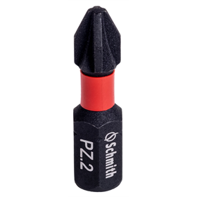 Embouts de vissage à percussions PZ2 25mm HI-TEK, 20pcs. Schmith SBU-PZ2/25