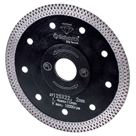 Disque diamant premium slim 125x1,4x10x22,2mm Schmith SDSS-02