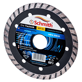 Disque diamant turbo 230 mm Schmith SDT-03