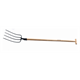 Fourche 4 dents manche en bois type T Schmith SG-WT4