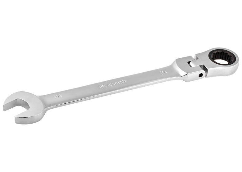 Clé plate mixte à cliquet tête inclinable 19mm Schmith SKGL-19