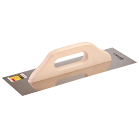 Taloche lisse, inox 380mm, manche en bois Schmith SPK05-00
