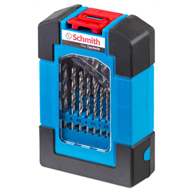 Jeu de forets à métaux HSS 19pcs. Schmith SQWM-01