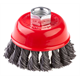 Brosse pour meuleuse, M14, fil torsadé 120mm Schmith SSZD-14