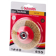 Brosse métallique pour meuleuse M14, fil acier torsadé 115mm Schmith SSZT-06