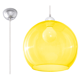 Suspension BALL jaune Sollux Lighting French Sky