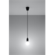 Suspension DIEGO 1 noir Sollux Lighting Nickel