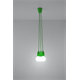 Suspension DIEGO 3 vert Sollux Lighting Nickel
