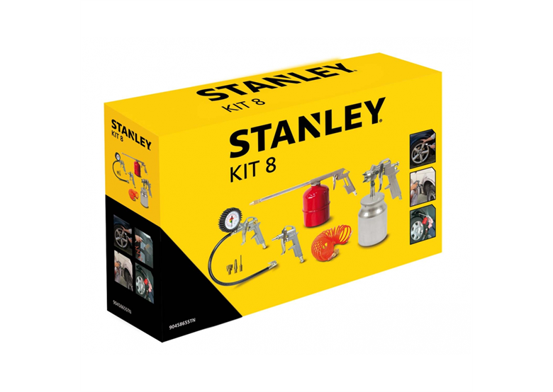 Jeu de pistolets à air comprimé, 8 pièces Stanley 9045865STN