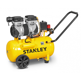 Compresseur silencieux 59dB 24l sans huile Stanley B2CC2G4STN704