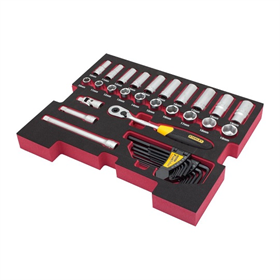 Coffret de douilles 3/8", insert pour T-STACK, 38 éléments Stanley FMHT0-74296