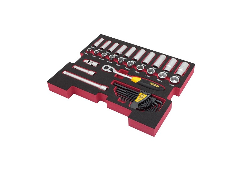 Coffret de douilles 3/8", insert pour T-STACK, 38 éléments Stanley FMHT0-74296