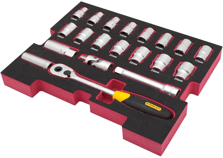 Coffret de douilles 1/2", insert pour T-STACK, 20 éléments Stanley FMHT0-74297
