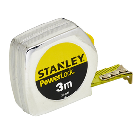 Mètre ruban Powerlock, boitier plastique [l] 3m/12.7mm Stanley S/33-218-1