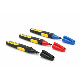 Marqueurs Fatmax 3 couleurs Stanley pointe large lot de 3 pcs Stanley S/47-315-0