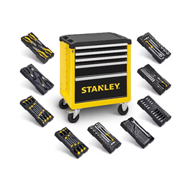 Chariot à outils avec équipement, 144 pièces. Stanley STHT0-80442