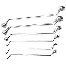 Clés polygonales coudées 6-17 mm 6 pièces Top Tools 35D455