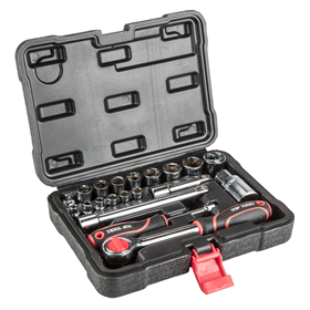 Set clé à douille 1/4 ", 3/8" 20pcs. Top Tools 38D520