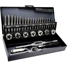 Coffret de tarauds et matrices M3-M12, 32pcs. Topex 14A426