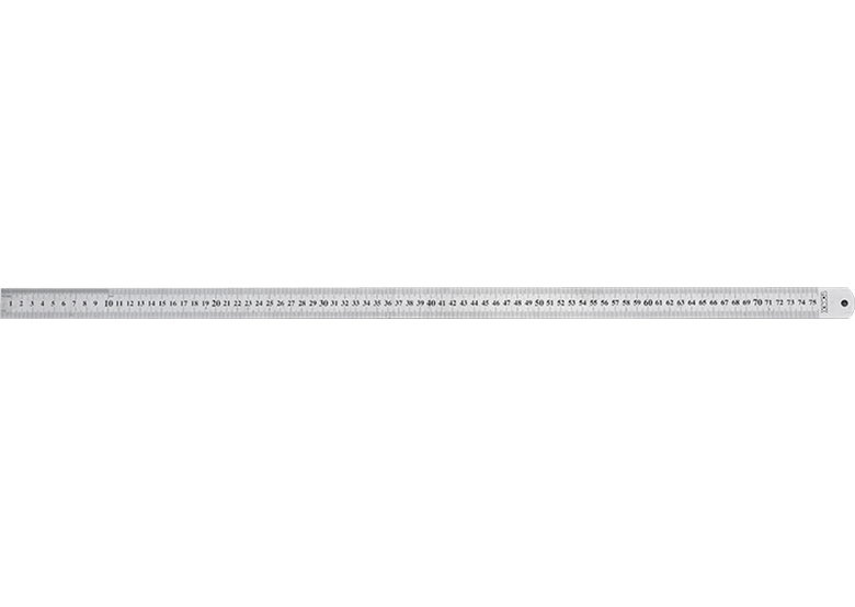 Bâton d'un mètre 30 cm, acier inoxydable Topex 31C030