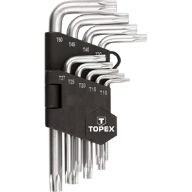 Clés Torx T10-T50 (9pièces) Topex 35D960