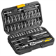 Coffret clé à cliquet avec douilles 1/4", 46pcs. Topex 38D640