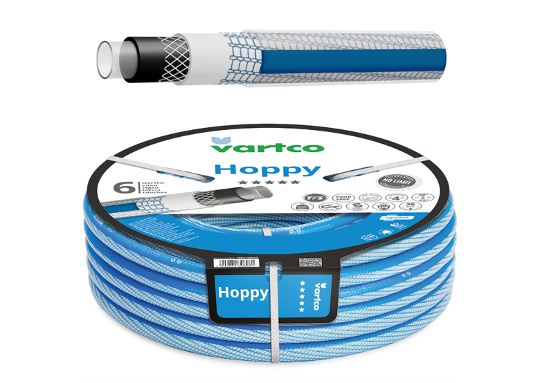 Tuyau d'arrosage 3/4" 50m 6 couches HOPPY TFS Vartco HOPPY TFS 1006340050