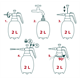 Pulvérisateur à pression 2 L Verto 15G503