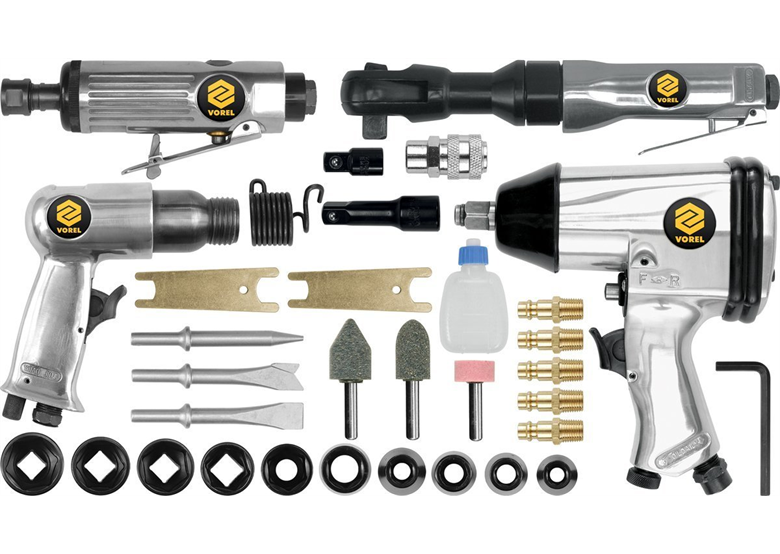 Kit d'outils pneumatique Vorel 81142