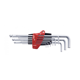 Clé Allen, tête sphérique ProStar 9pcs. Wiha 369S9