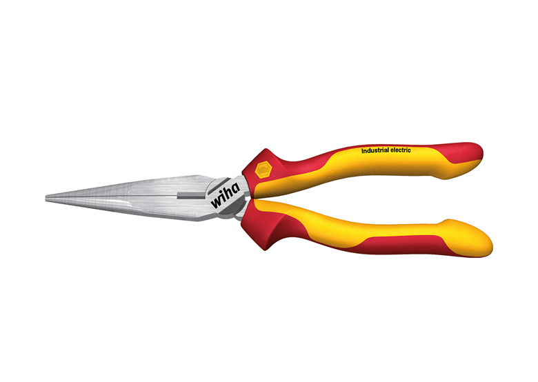 Pince demi-ronde Industrial electric avec coupe-fils 160mm Wiha WH-35477