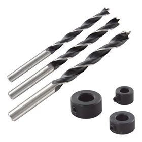 Mèches pour goujons 6, 8, 10 mm avec butées, 3pcs. Wolfcraft WF2730000