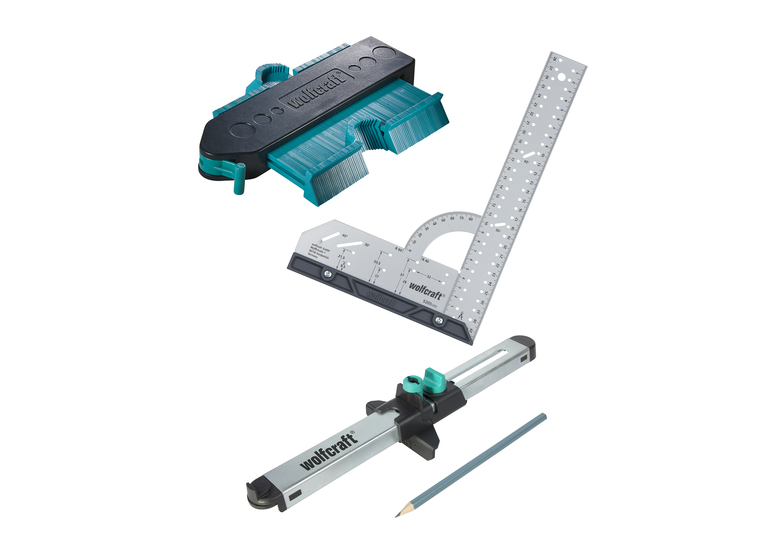 Kit d'outils de mesure pose parquet Wolfcraft WF6976000