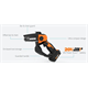 Perche élagueuse Worx WG324E.9