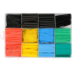 Jeu de tubes de raccordement isolants thermorétractables 530pcs. Yato YT-068672