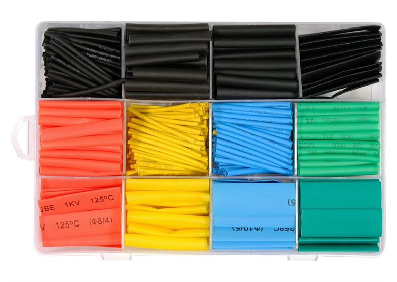 Jeu de tubes de raccordement isolants thermorétractables 530pcs. Yato YT-068672