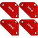 Lot d'équerres de soudure 4pcs. Yato YT-08677