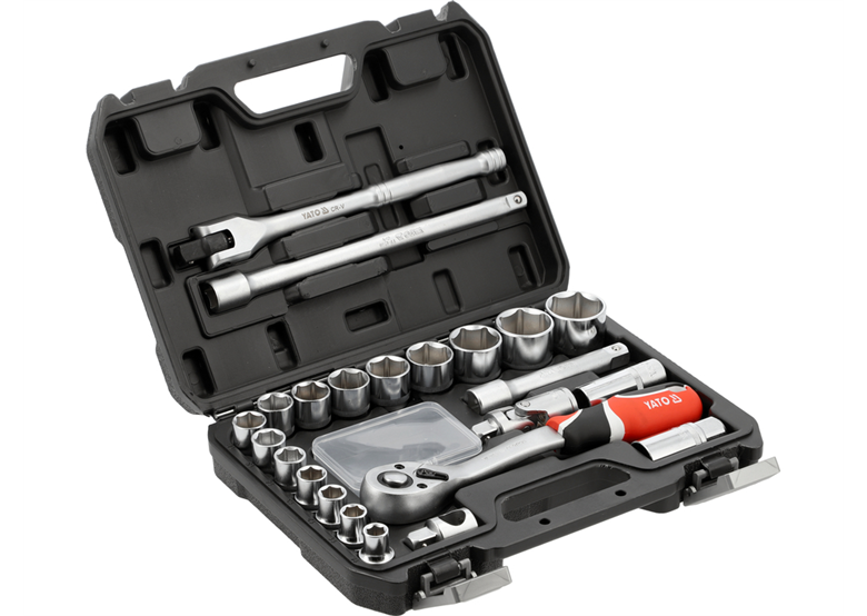 Clés à douille de 1/2 po, jeu de 24 pièces Yato YT-12662