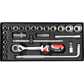 Kit des outils 1/2" (25pièces) Yato YT-12671