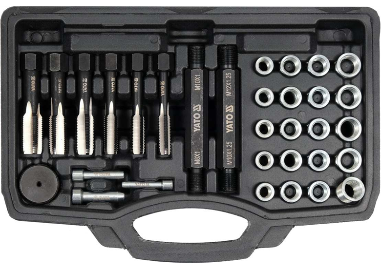 Kit de réparation de filetage de bougie de préchauffage Yato YT-17710