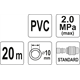 Tuyau à  air PVC 10mm x 20m Yato YT-24225
