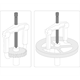 Extracteur de roulement 100-250 mm, deux-trois bras Yato YT-25105