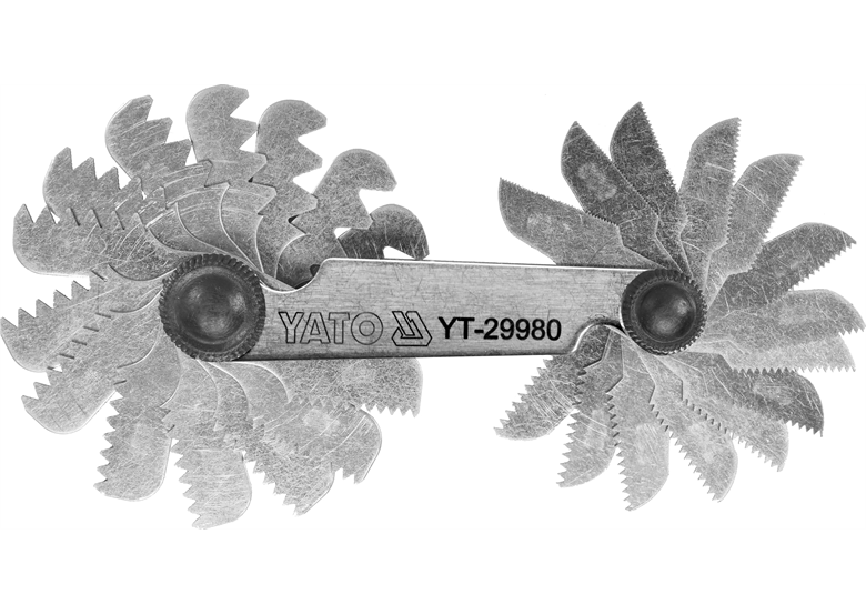 Jauge de filetage métrique Yato YT-29980