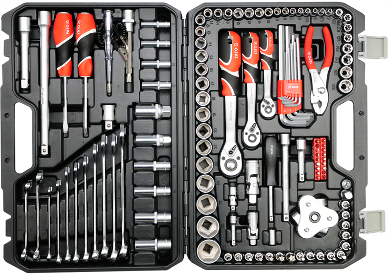Kit d'outils (126 pcs.) Yato YT-38875