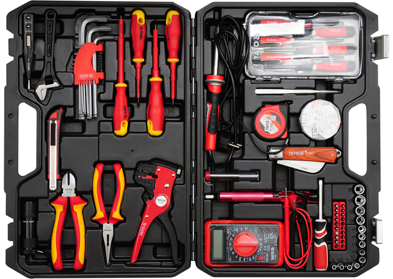 Kit d'outils pour électriciens (68 pcs.) Yato YT-39009