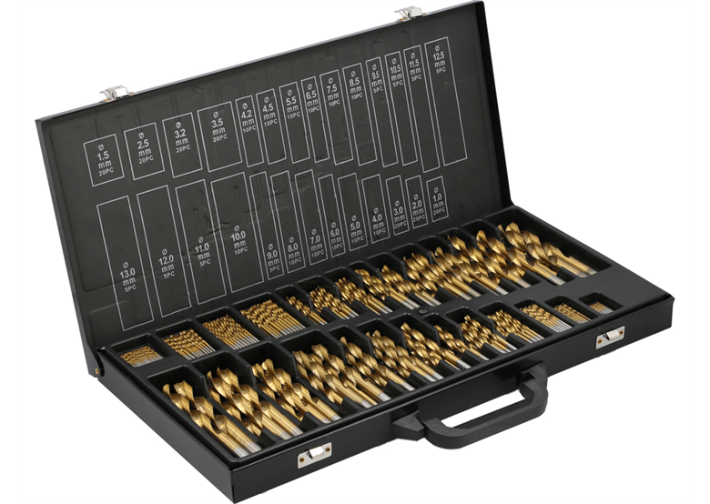 Jeu de forets à métaux HSS 300 pièces. Yato YT-44595